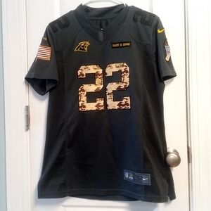 Nike NFL Official Salute to Service Jersey Panthers #22 McCaffrey XL Like New